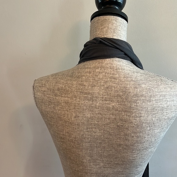 Grey studded scarf. New without tag. Lightweight - Picture 4 of 4